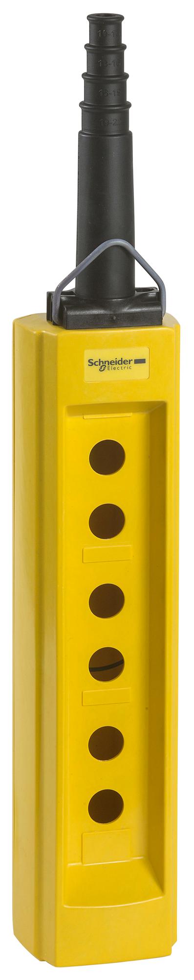 Schneider Electric Xacb061 Pendant Control Station, Pet, Yellow