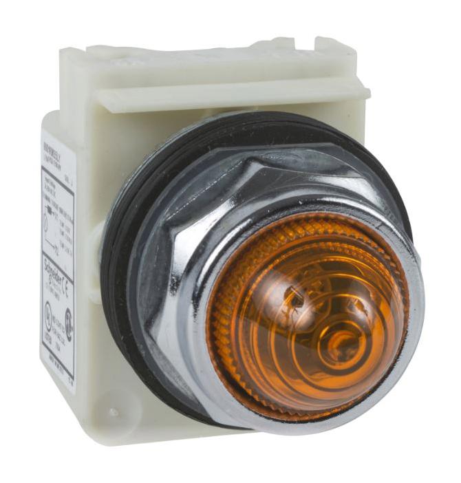 Schneider Electric 9001Kp5A9 Incandescent Indicator, Ba9S, Dome, 30mm