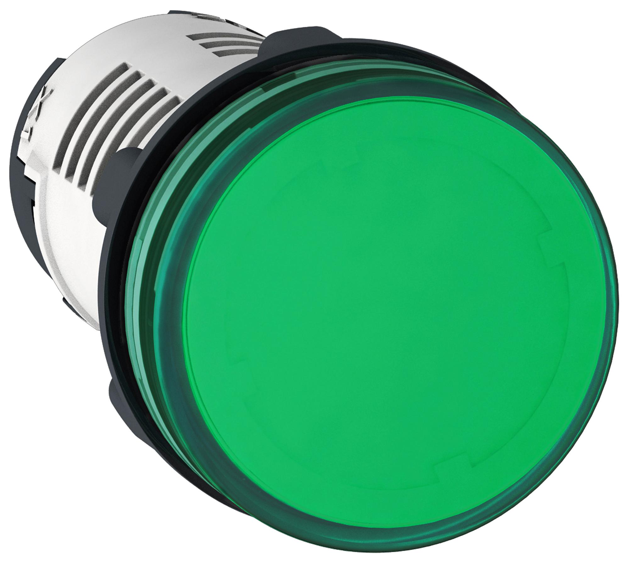 Schneider Electric Xb7Ev03Mp Led Panel Indicator, 22mm, Grn, 230Vac