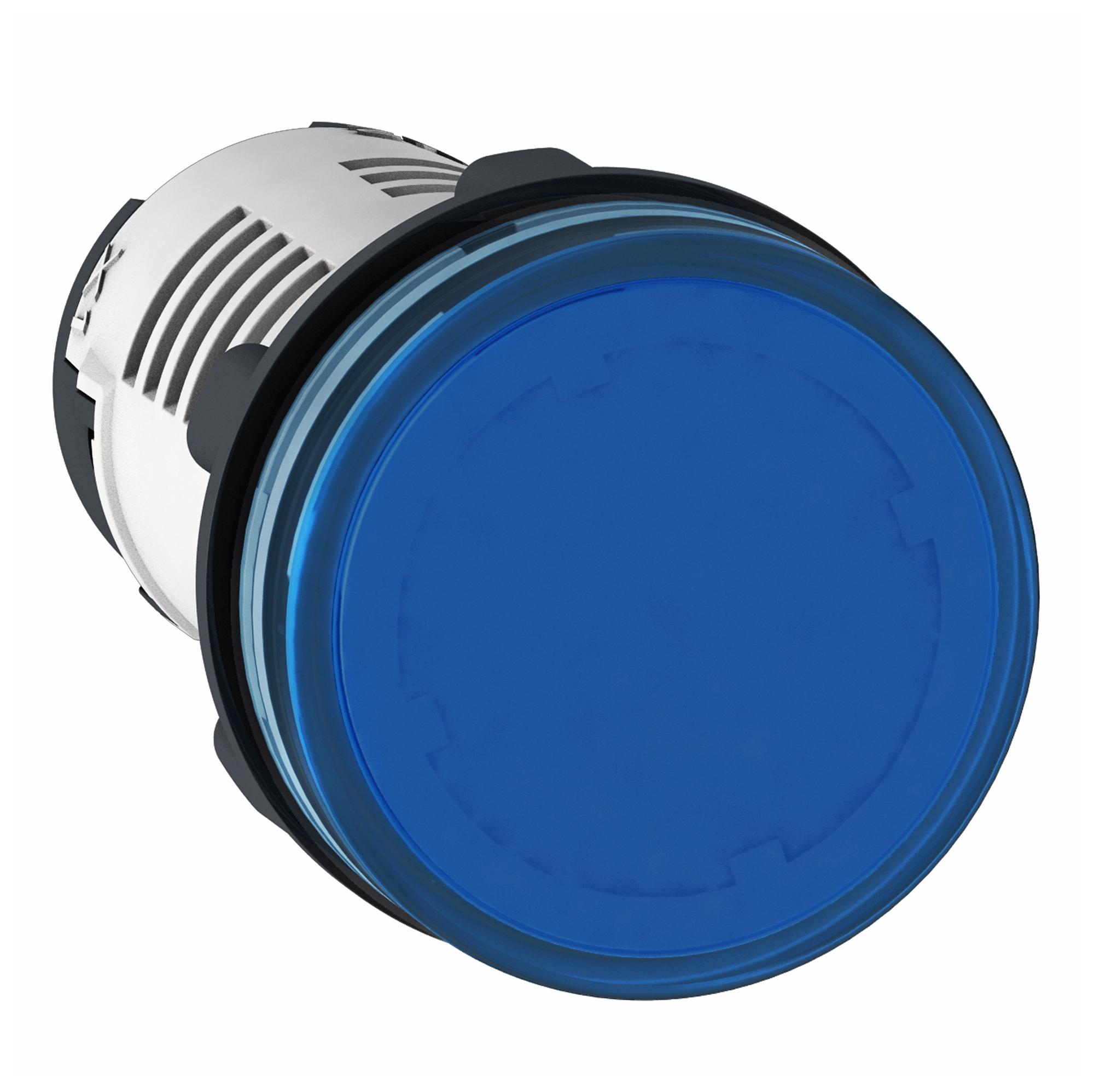 Schneider Electric Xb7Ev06Bp Led Panel Indicator, 22mm, Blu, 24V