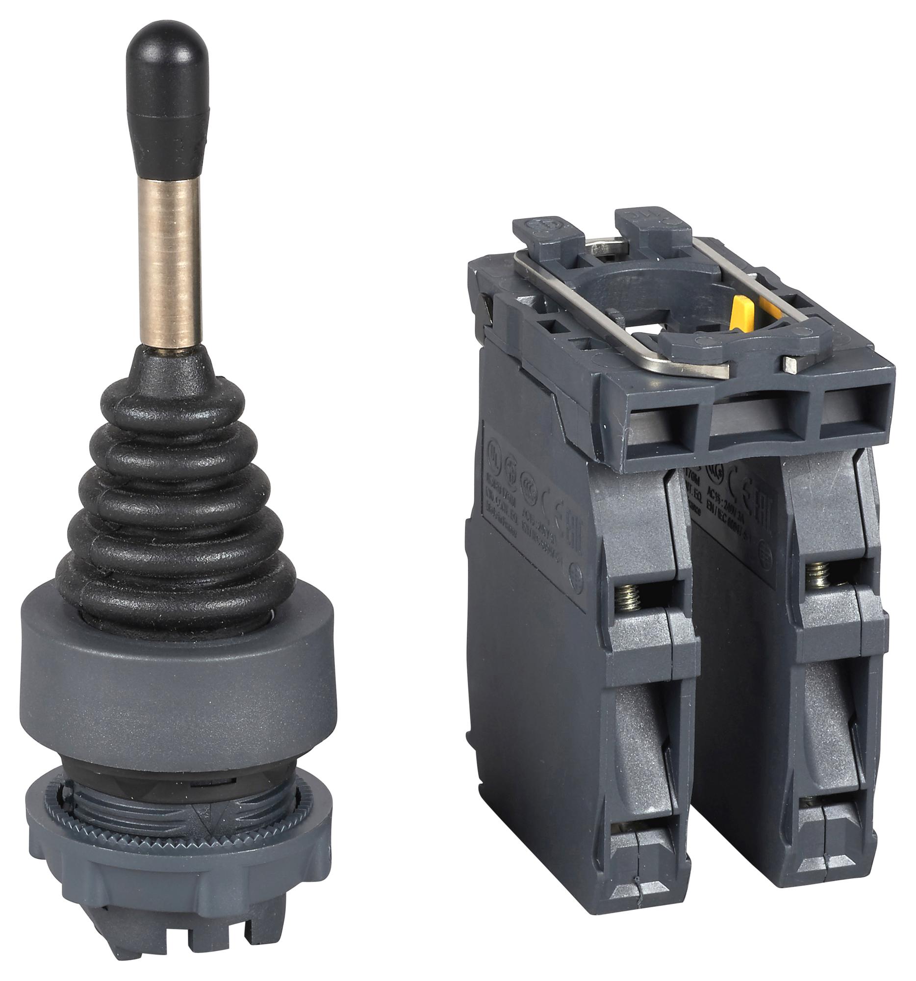 Schneider Electric Xd5Pa24 Joystick Sw, Spst, 5 Pos, 0.22A, 125Vdc