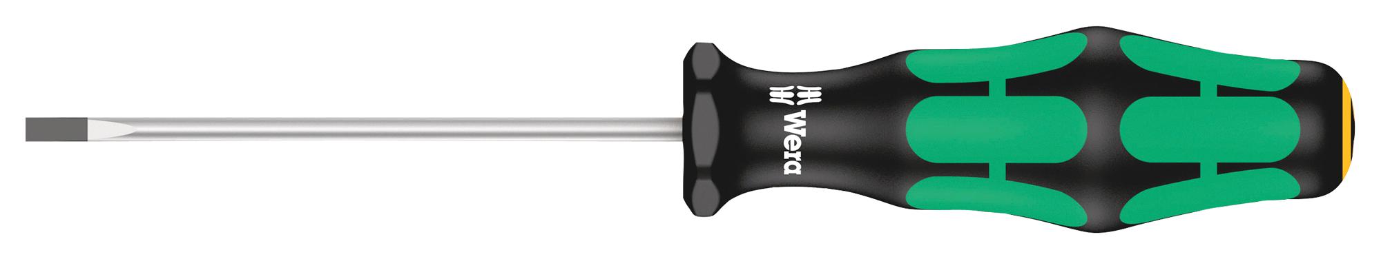 Wera 110001 Screwdriver, Slot, 80X3mm