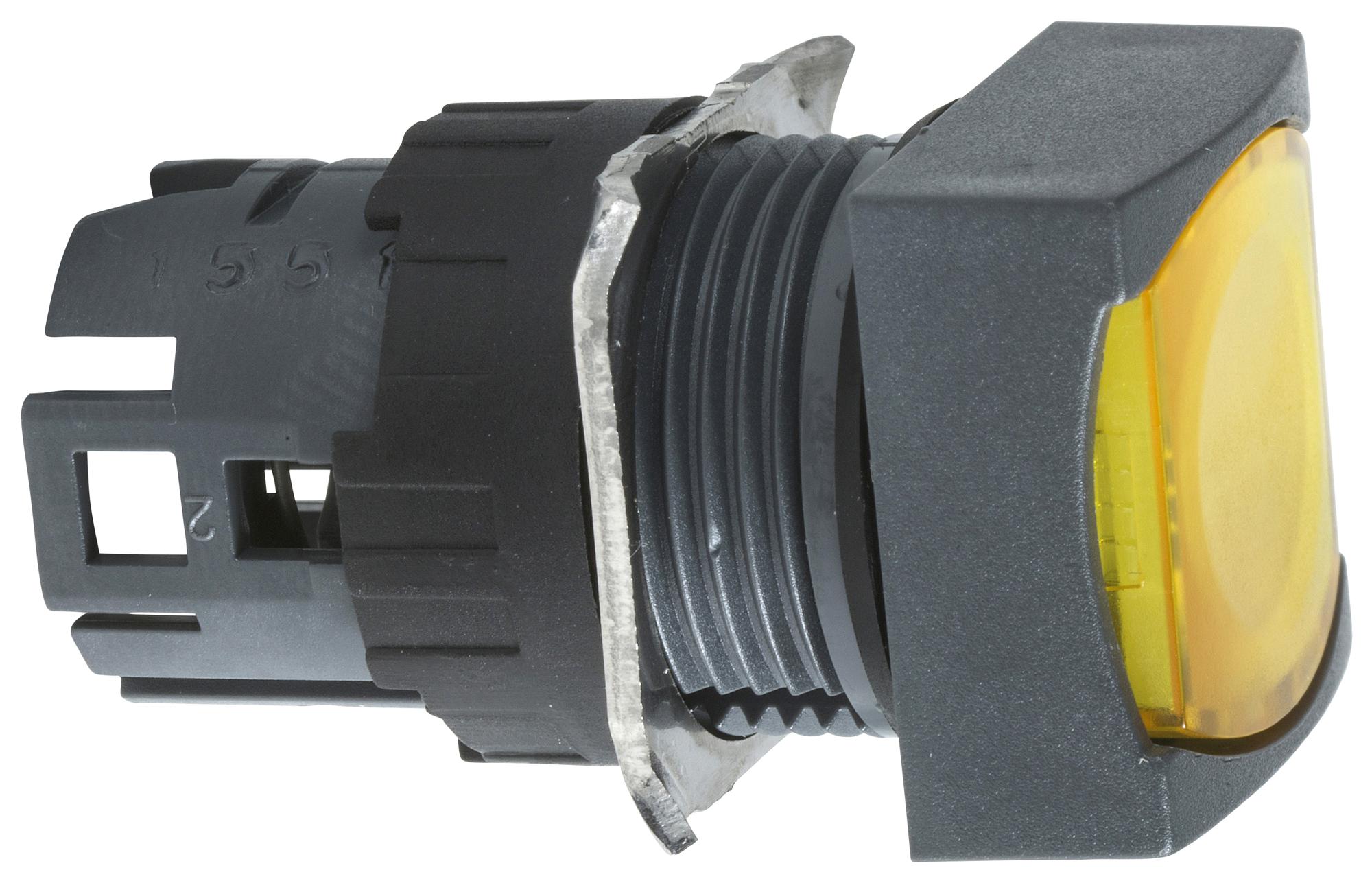 Schneider Electric Zb6Cw5 Switch Actuator, Pushbutton, Yellow