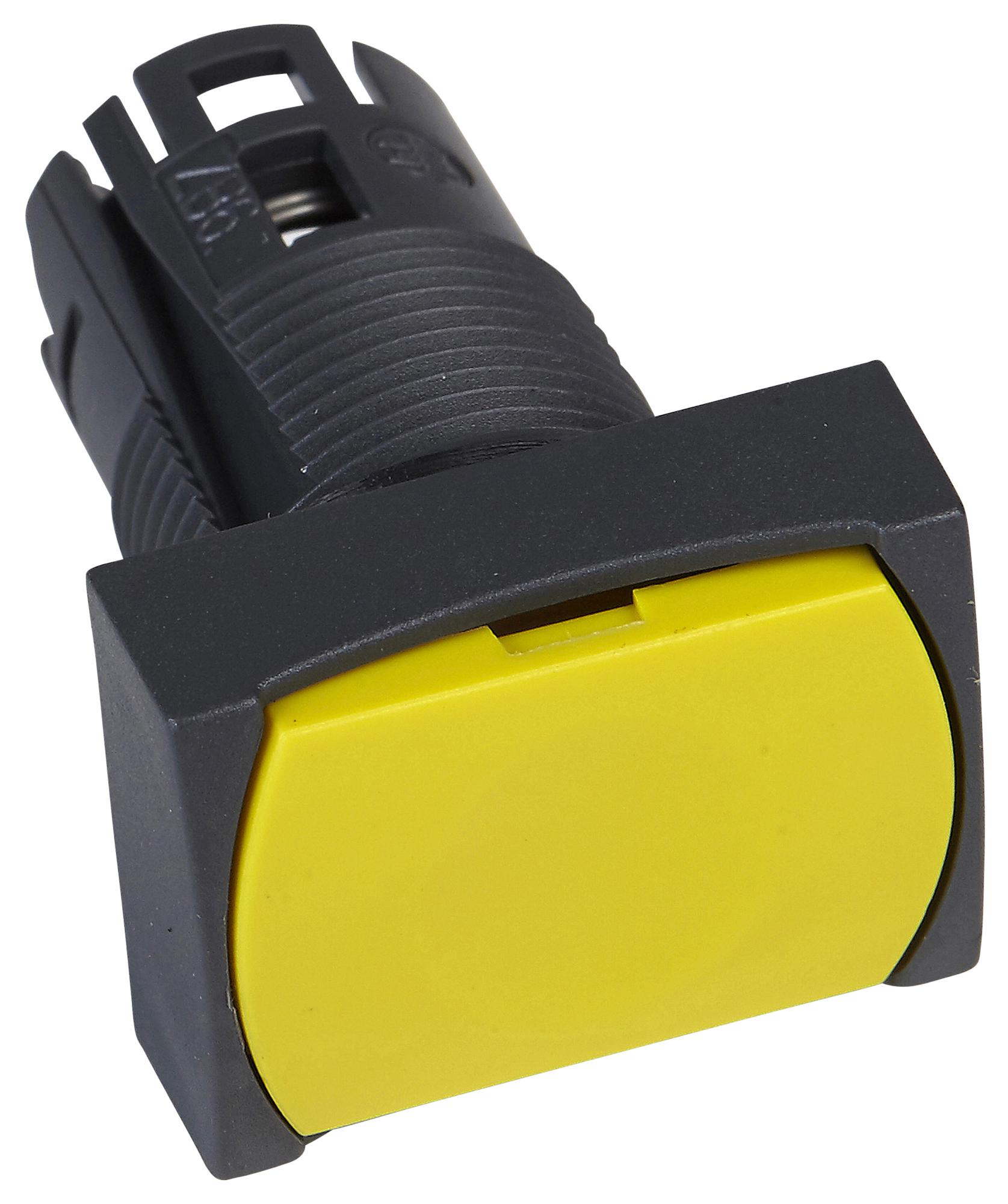 Schneider Electric Zb6Da5 Switch Actuator, Pushbutton, Yellow