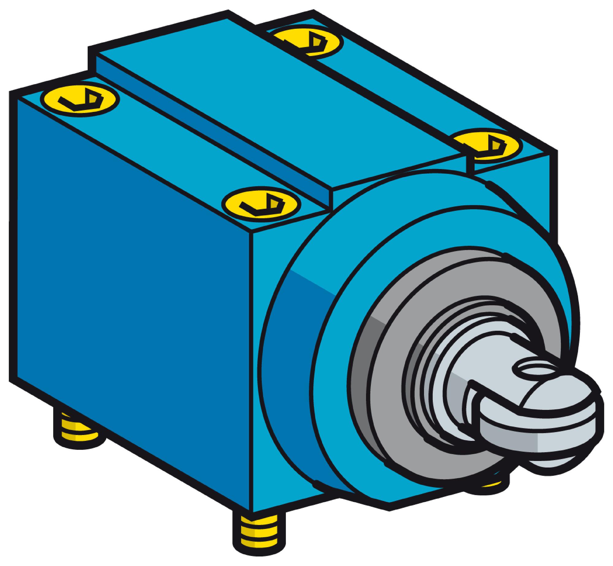 Schneider Electric Zc2Je64 Actuator, Limit Switch, Roller Plunger