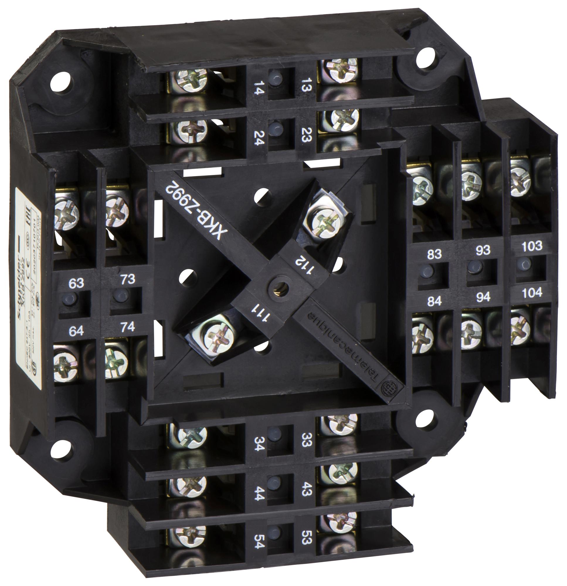 Schneider Electric Xkbz992 Contact Block, 11Pole, Screw Clamp