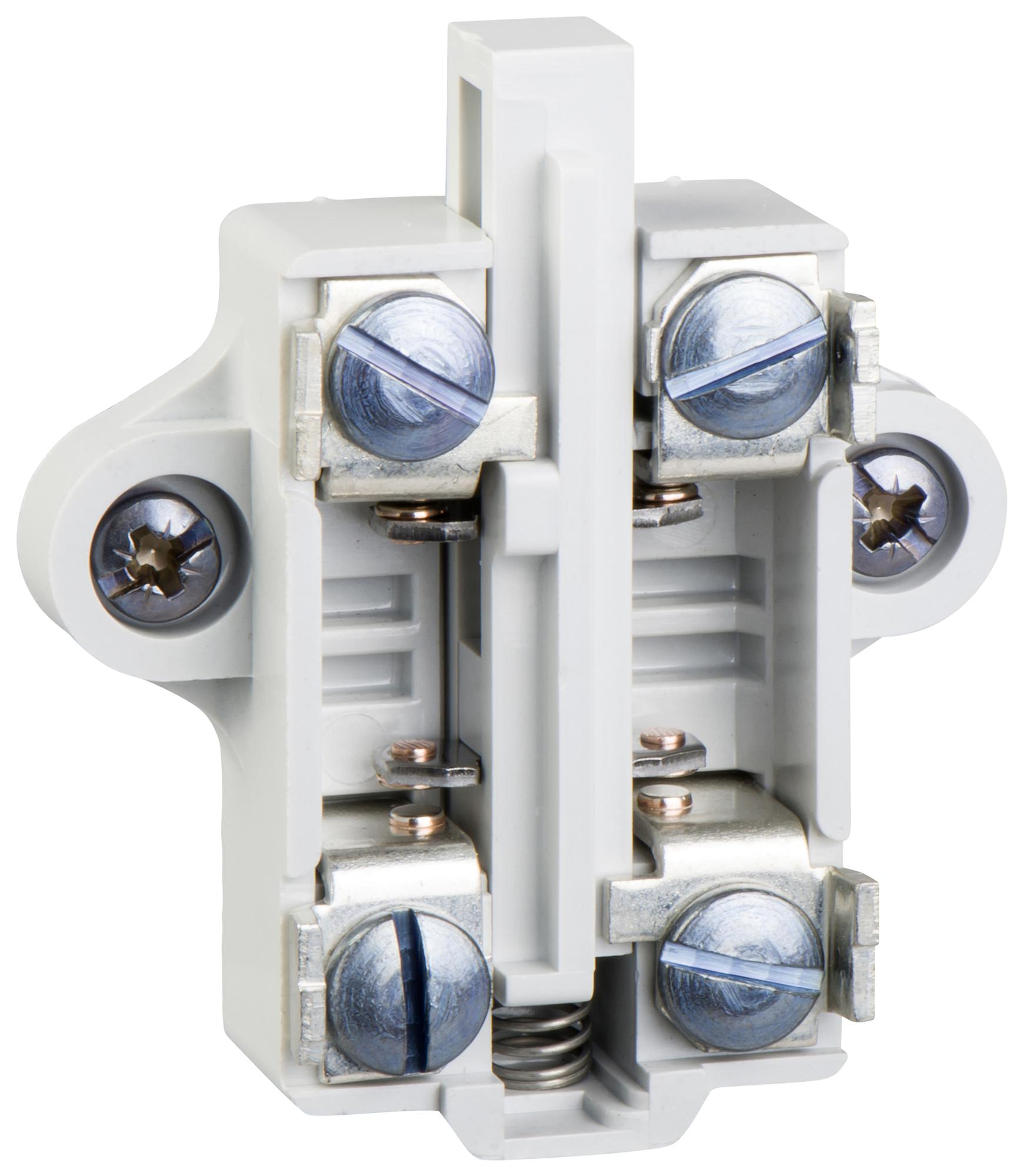 Schneider Electric Zc1Az12 Contact Block, 2Pole, Screw Clamp