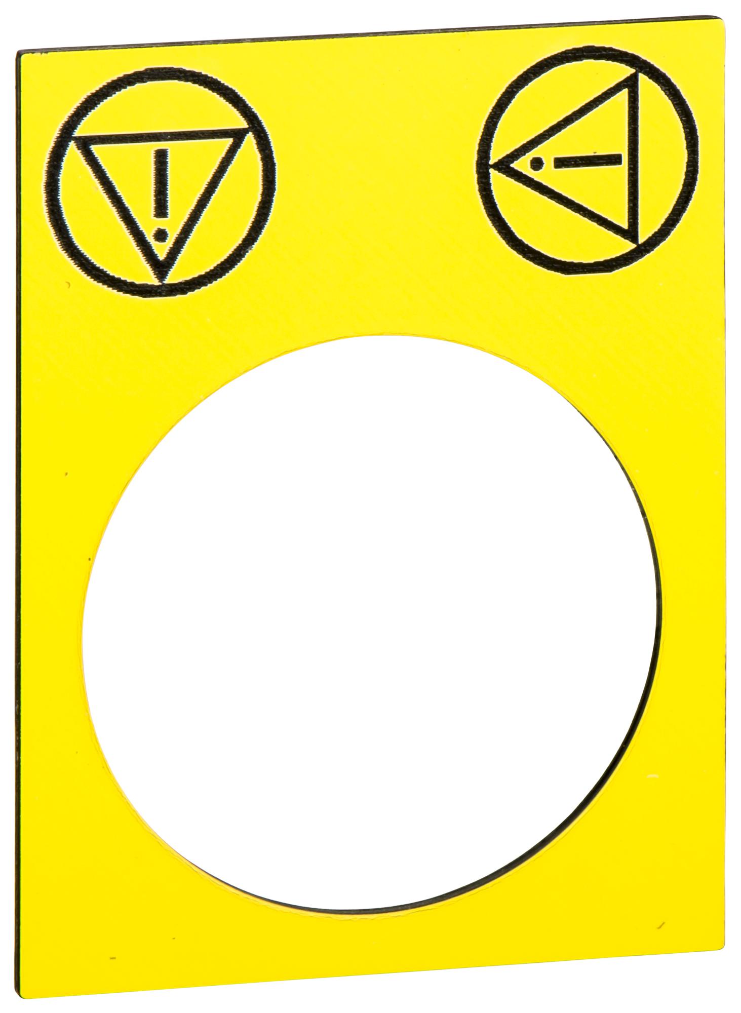 Schneider Electric Zb2By1W140 Legend Plate, Pendent Cntrl, 30mm X 40mm