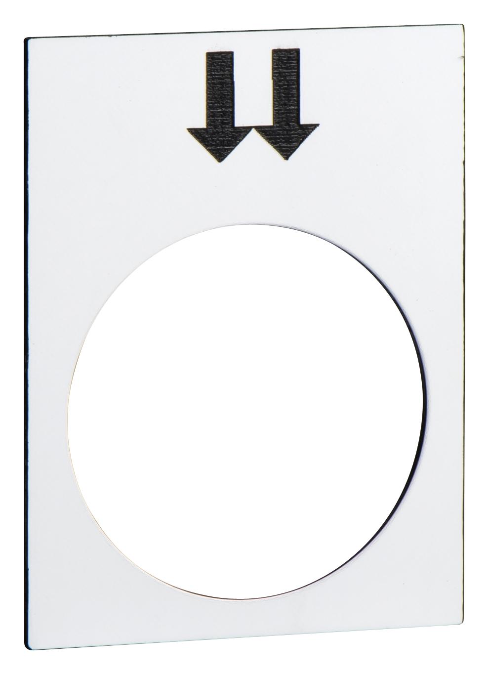 Schneider Electric Zb2By4908 Legend Plate, Pendent Cntrl, 30mm X 40mm