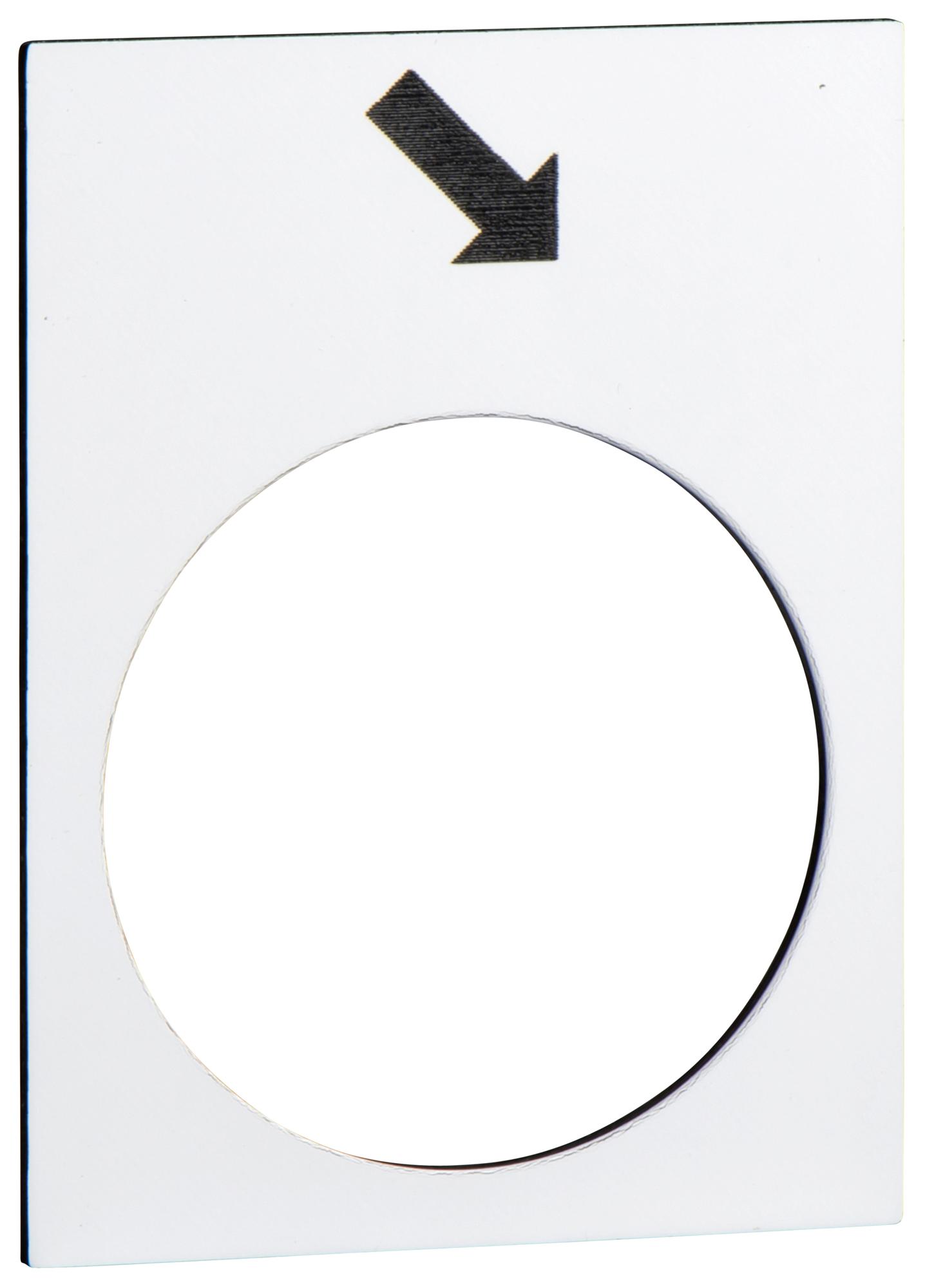 Schneider Electric Zb2By4913 Legend Plate, 30mm X 40mm, Pendant Cntrl