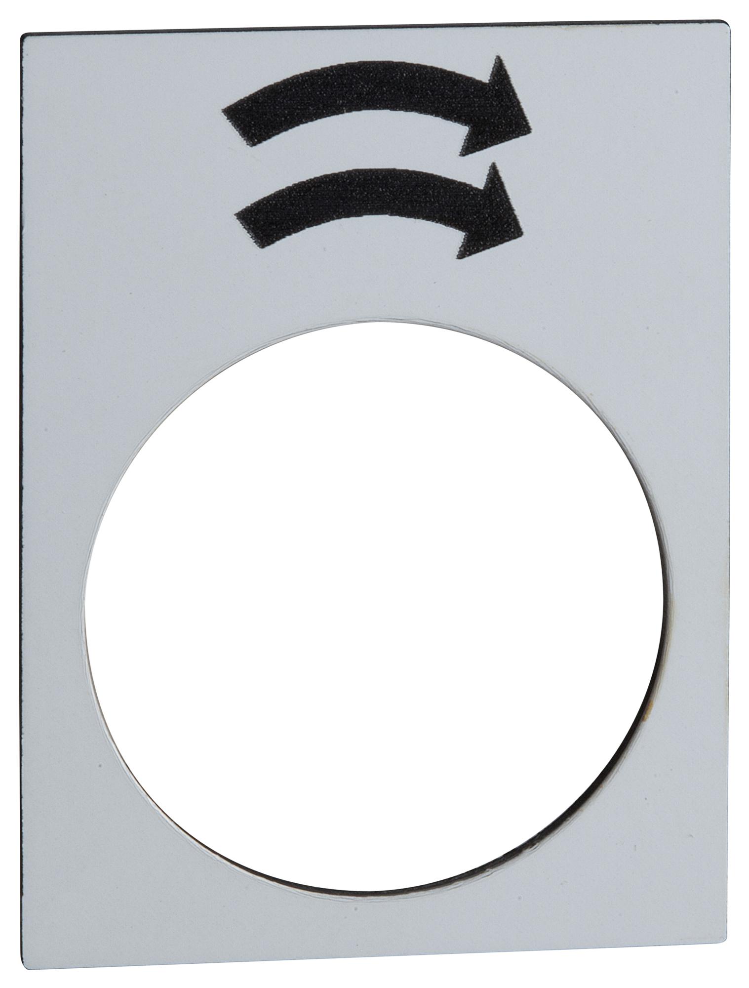 Schneider Electric Zb2By4920 Legend Plate, Pendent Cntrl, 30mm X 40mm