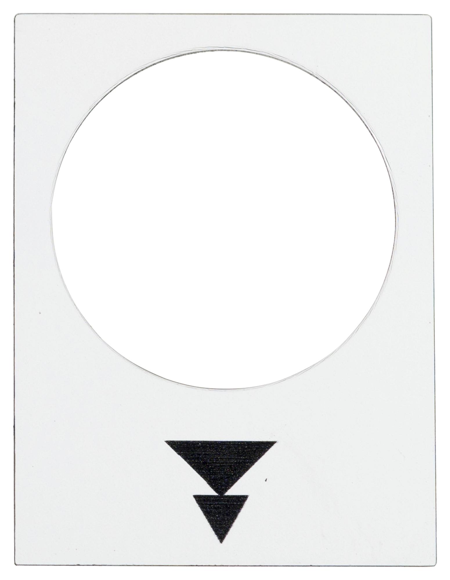 Schneider Electric Zb2By4953 Legend Plate, 30mm X 40mm, Pendant Cntrl