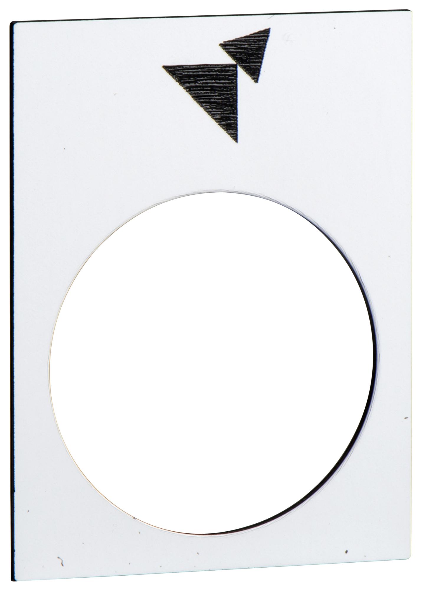 Schneider Electric Zb2By4965 Legend Plate, 30mm X 40mm, Pendant Cntrl