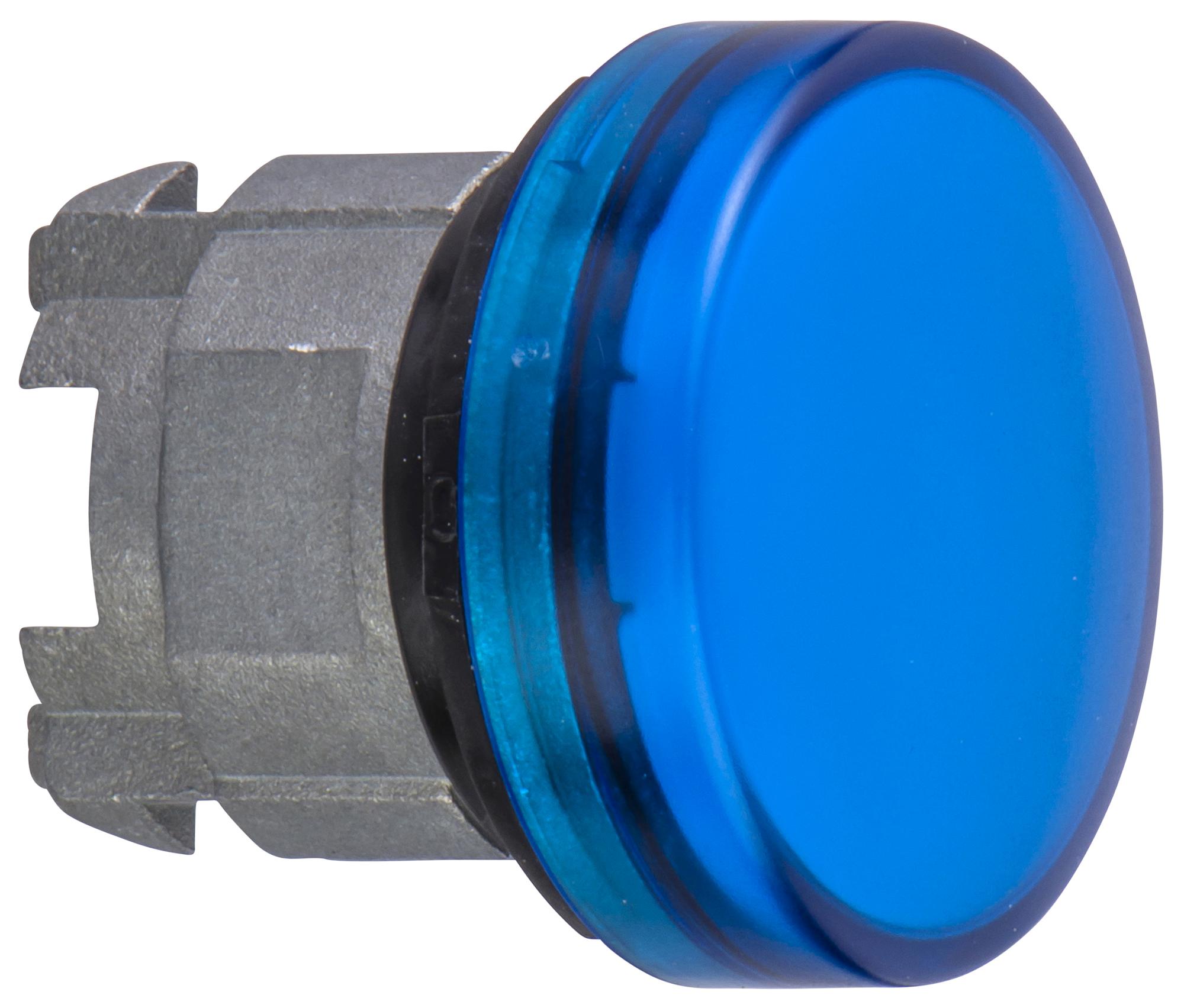 Schneider Electric Zb4Bv063S Pilot Light Head, Blue, Round, 22mm