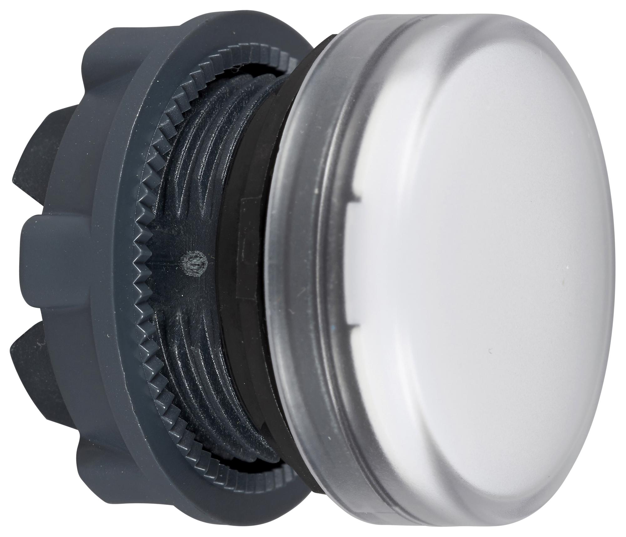 Schneider Electric Zb5Av013E Pilot Light Head, White, Round, 22mm