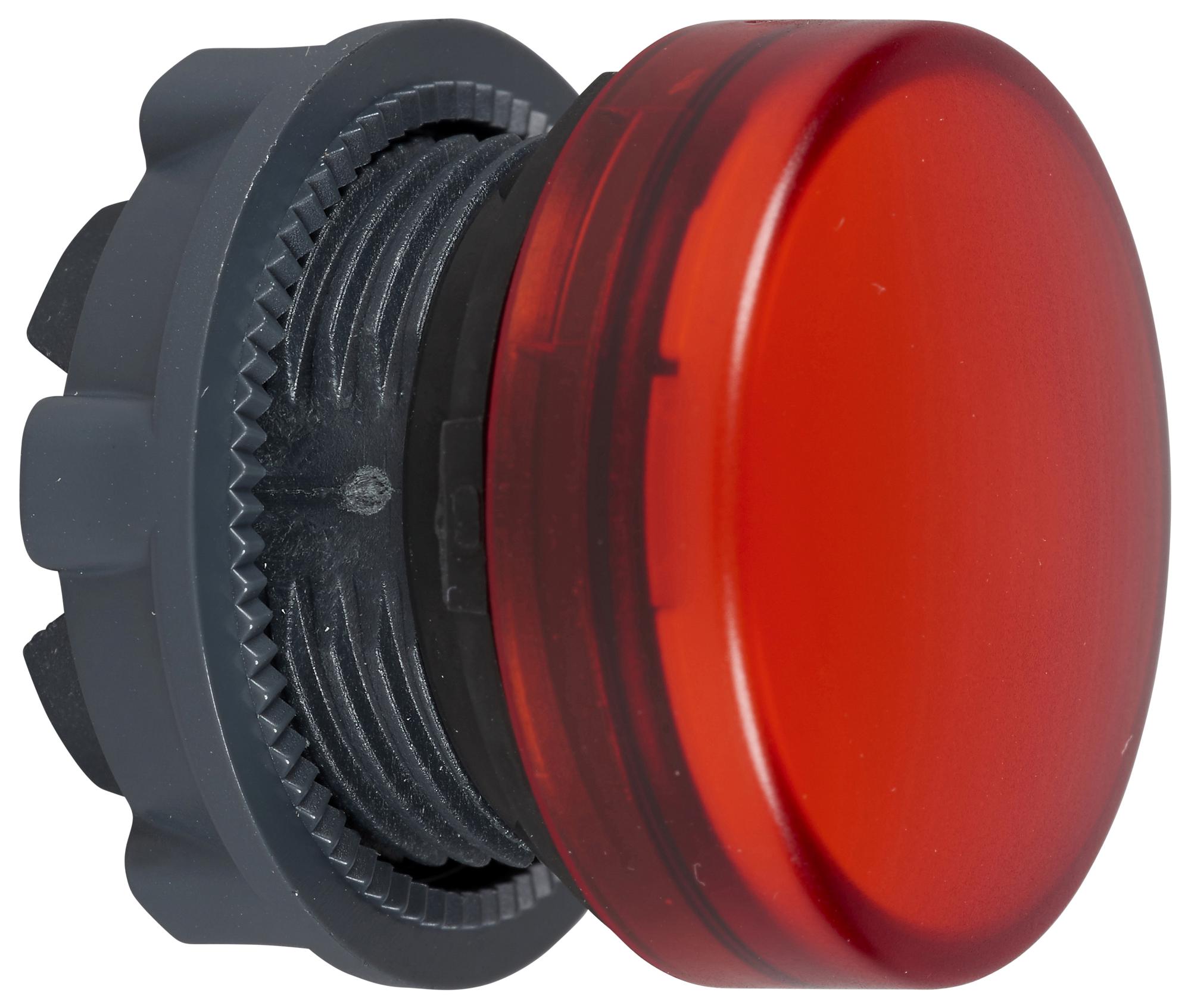 Schneider Electric Zb5Av043E Pilot Light Head, Red, Round, 22mm