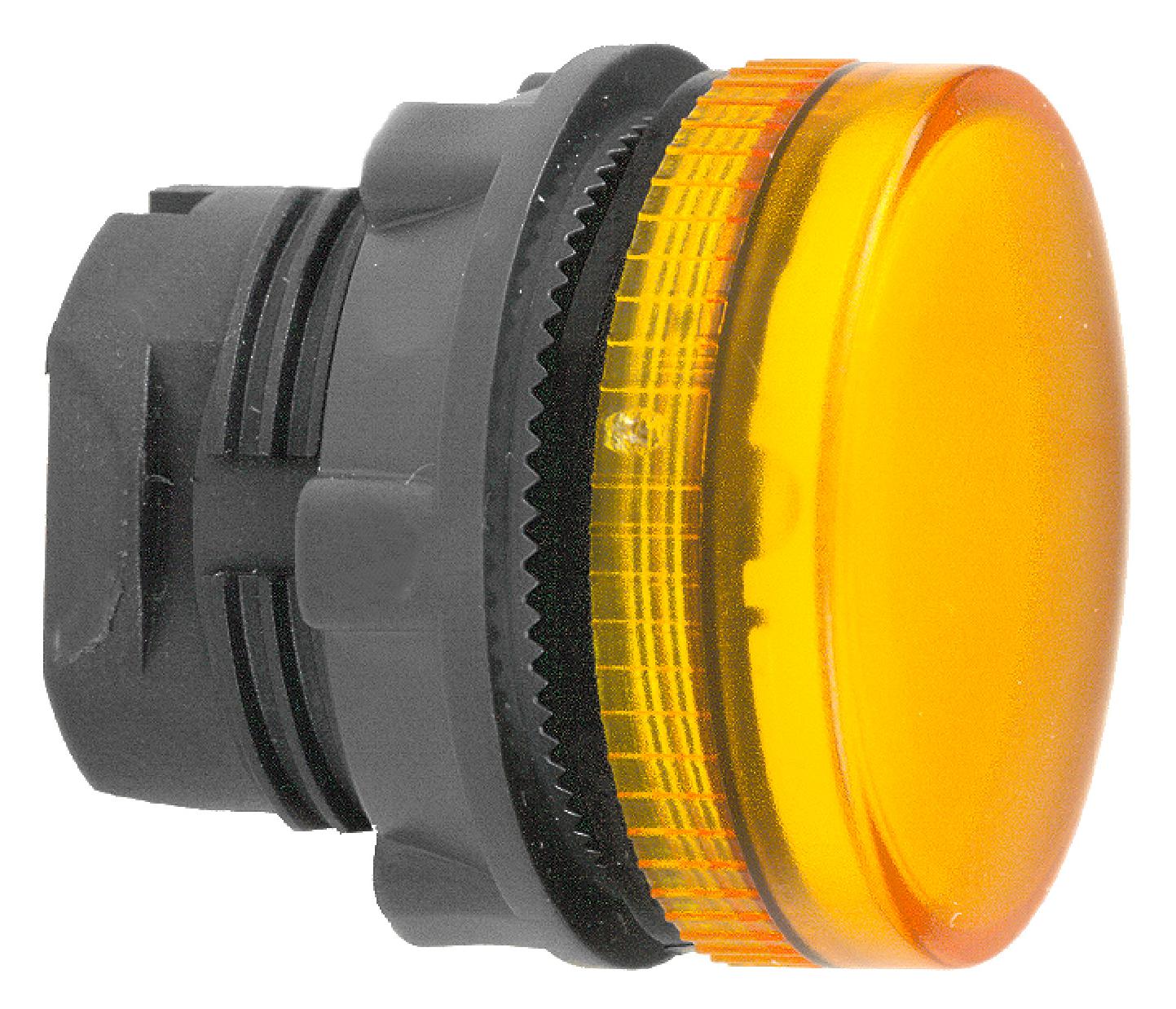 Schneider Electric Zb5Av053S Pilot Light Head, Yellow, Round, 22mm