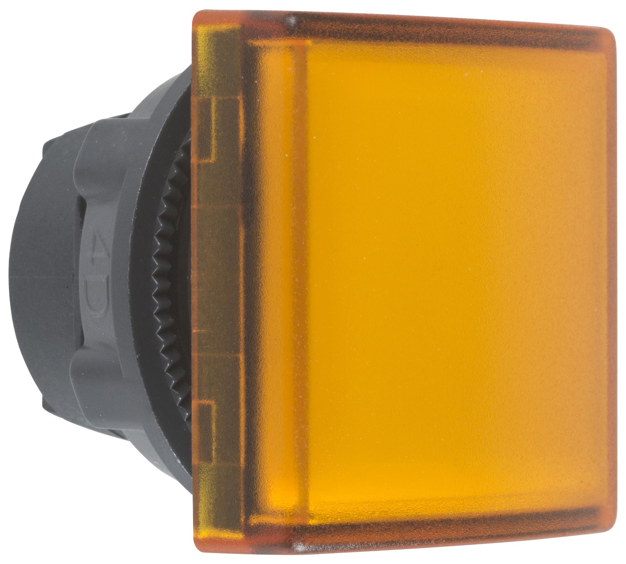 Schneider Electric Zb5Cv053 Pilot Light Head, Yellow, Square, 22mm