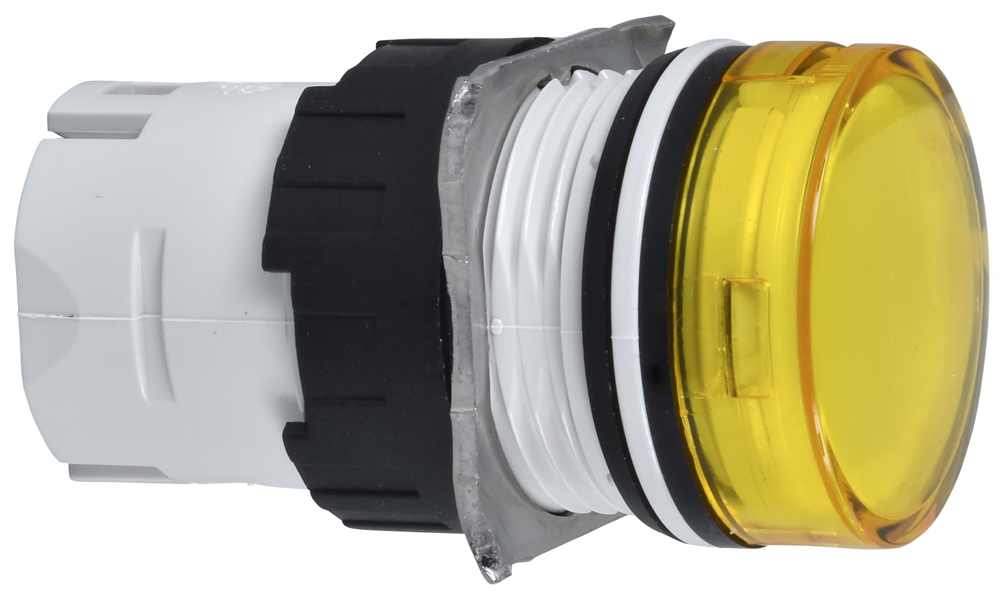 Schneider Electric Zb6Av5 Pilot Light Head, Yellow, Round, 16mm