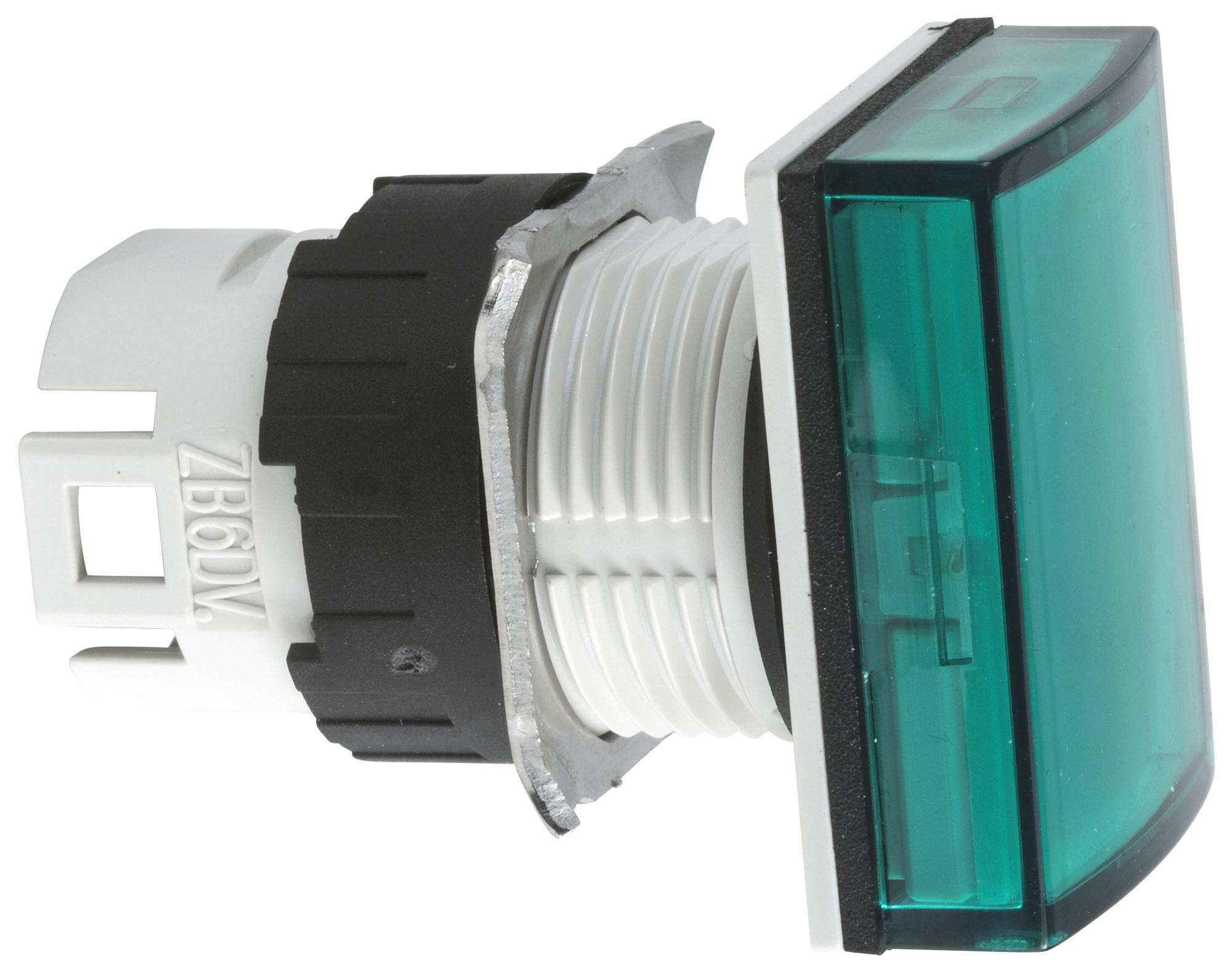 Schneider Electric Zb6Dv3 Pilot Light Head, Green, Rect, 16mm