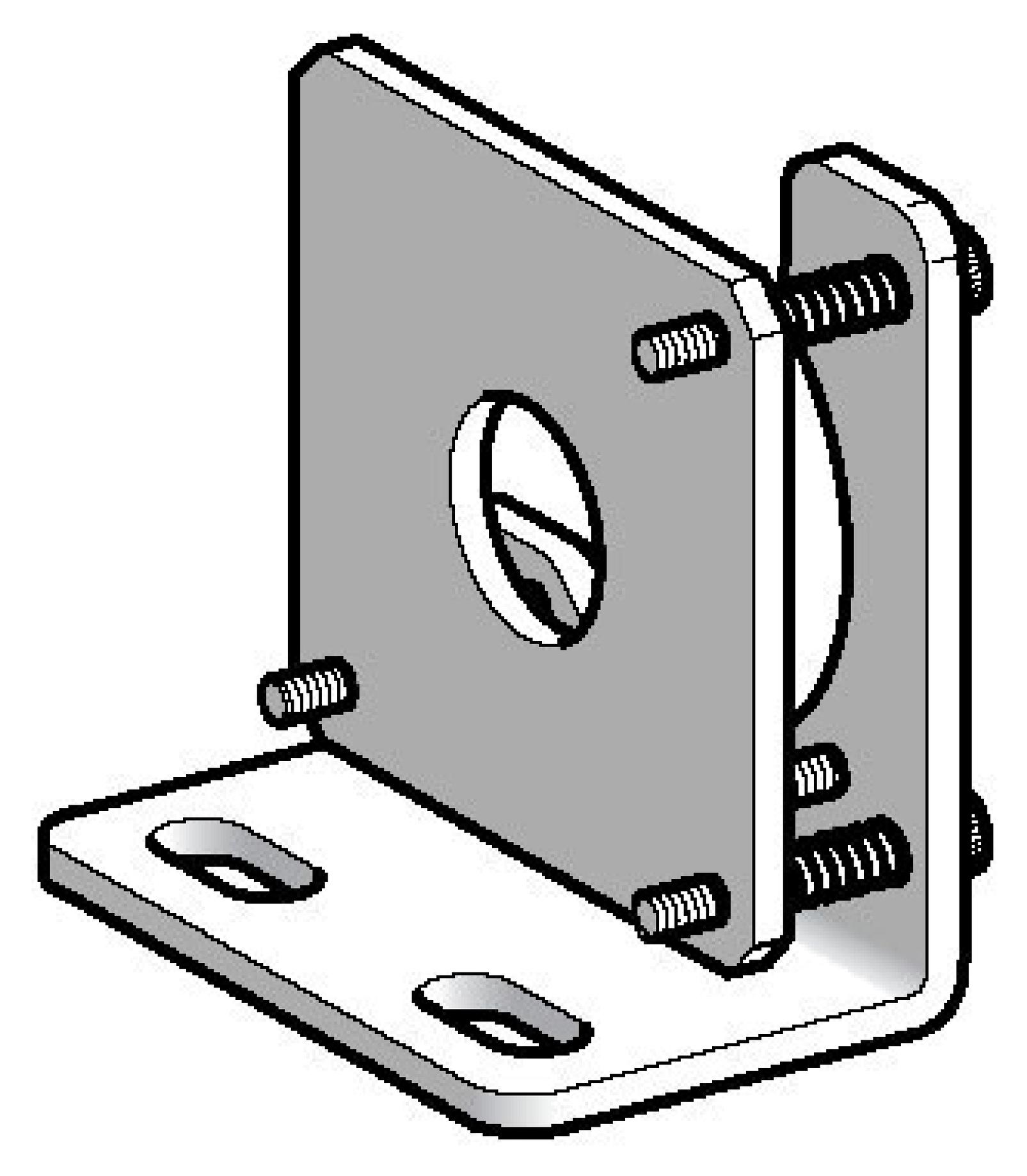 Telemecanique Sensors Xuza318 Mounting Bracket, Metal