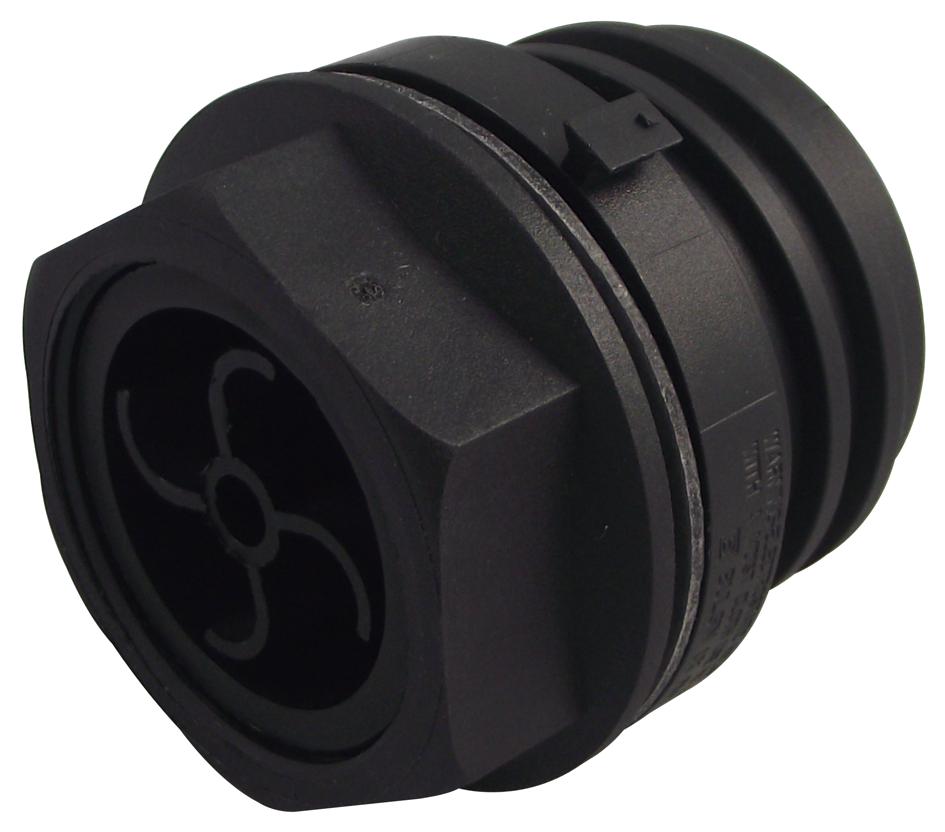 Bulgin/partner Stock Px0931/04/s Circular Connector, Rcpt, 4Pos, Screw