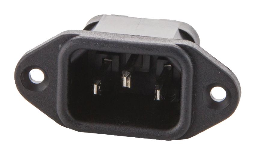 Bulgin/partner Stock Px0580/63 Connector, Iec C14 Inlet, 6.35mm, Tab