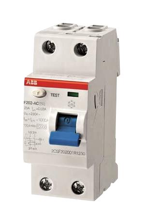 Abb F202As-40/0.3 Rccb, 2Pole, 40A, 415Vac