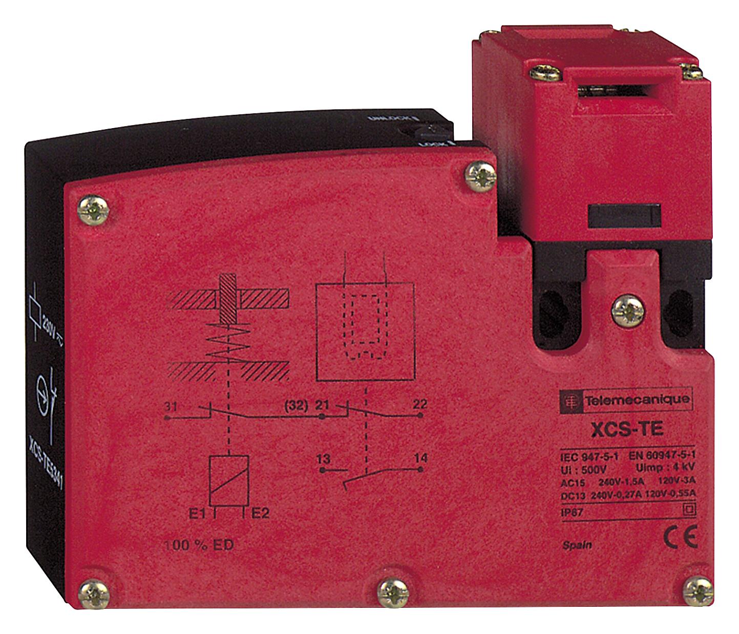 Telemecanique Sensors Xcste5332 Limit Sw, Spst-No/nc, 3A, 120V