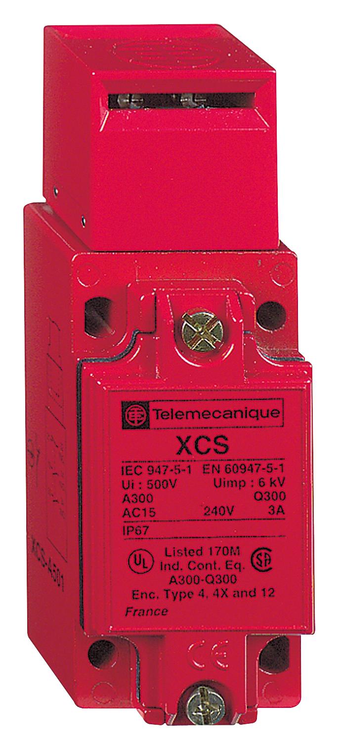 Telemecanique Sensors Xcsa522 Safety Switch, Dpst-No/spst-Nc, 6A, 120V