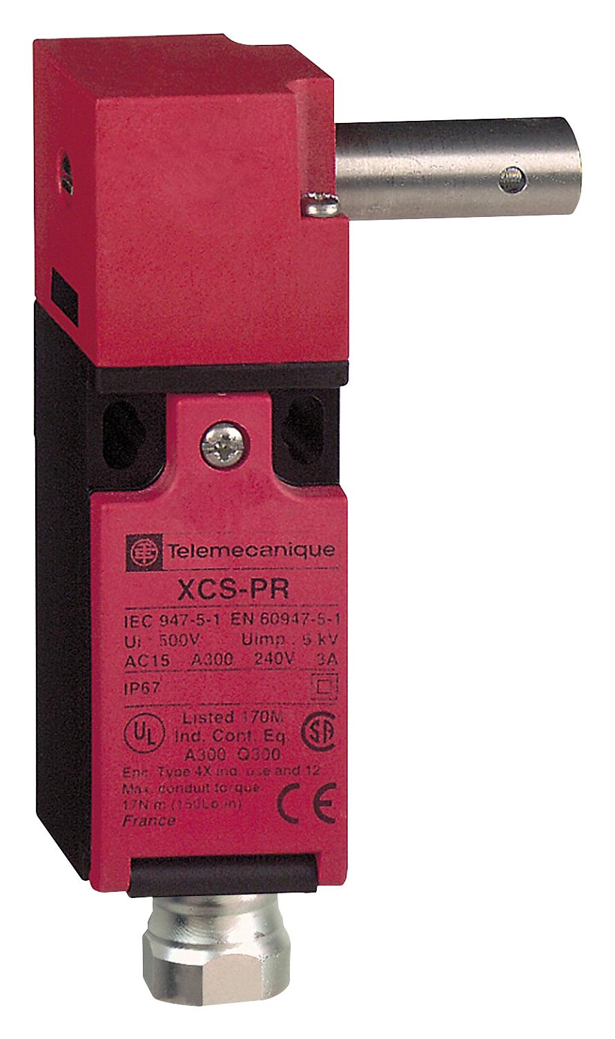 Telemecanique Sensors Xcspr553 Safety Switch, Spst-No/nc, 6A, 120V