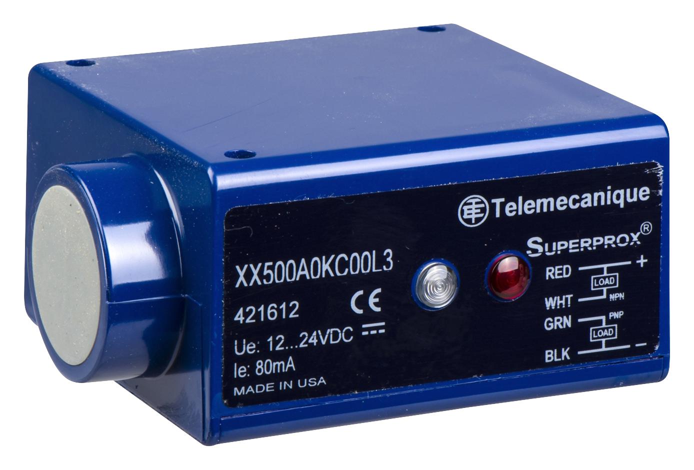 Telemecanique Sensors Xx500A0Kc00L3 Ultrasonic Sensor, 51mm, 11Deg