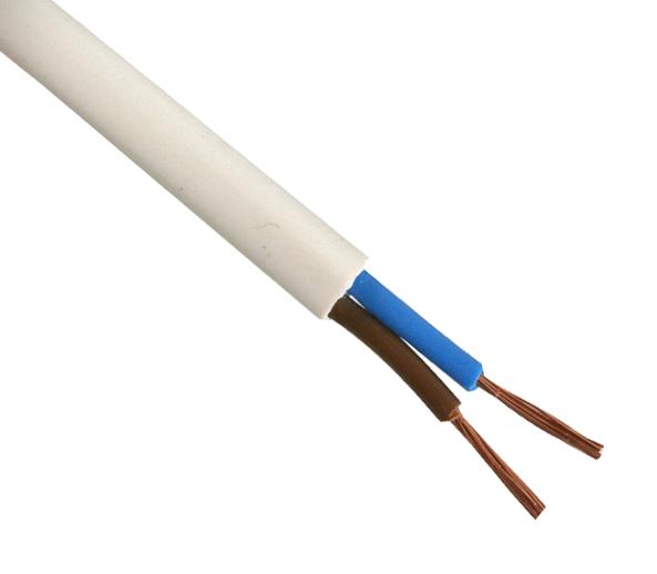 Pro Elec Pel01035 Cable H03Vv-F2 2182Y 0.50mm White 100M