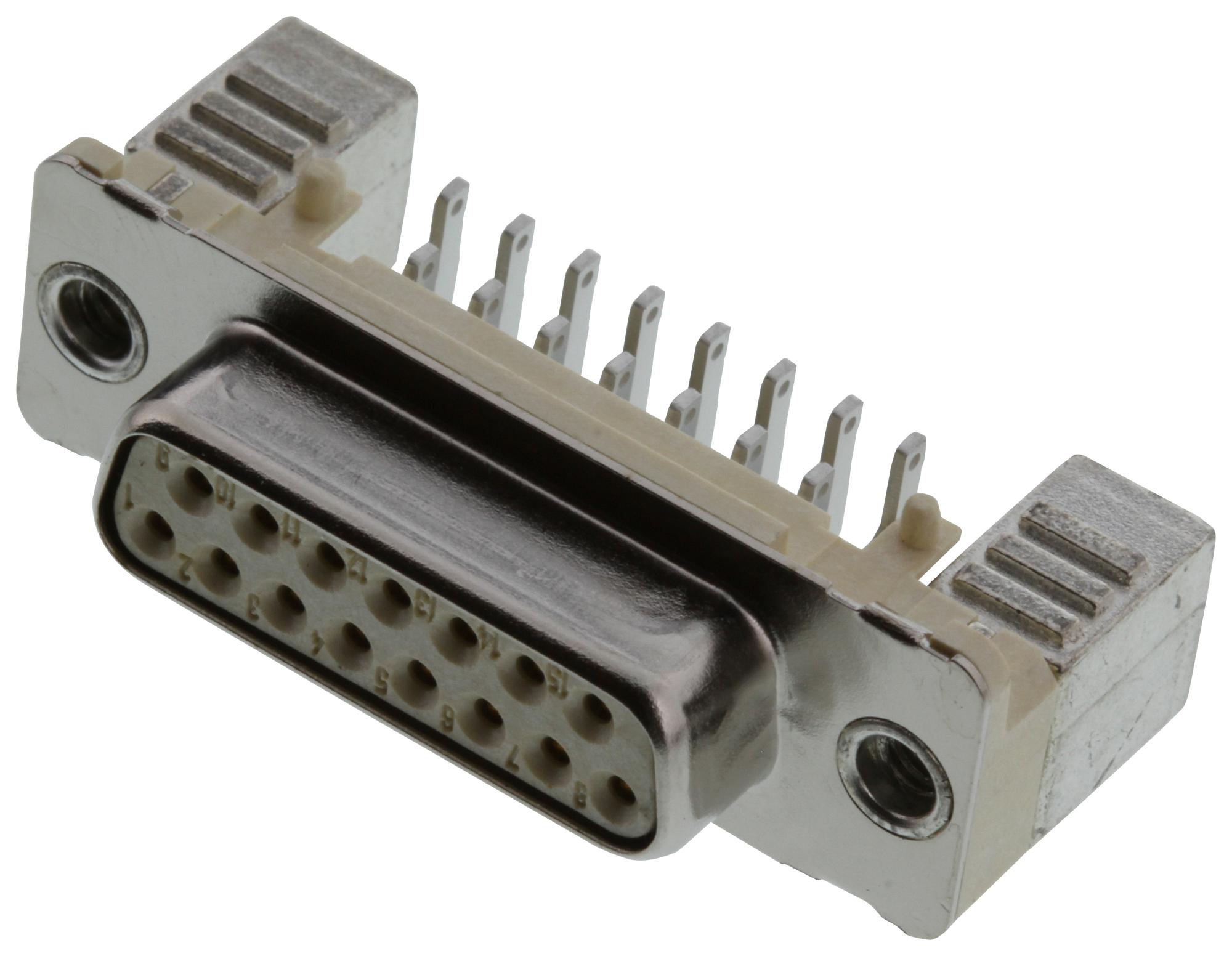 Molex 173109-0341 D Sub Connector, Rcpt, Da, 15Pos, Smt