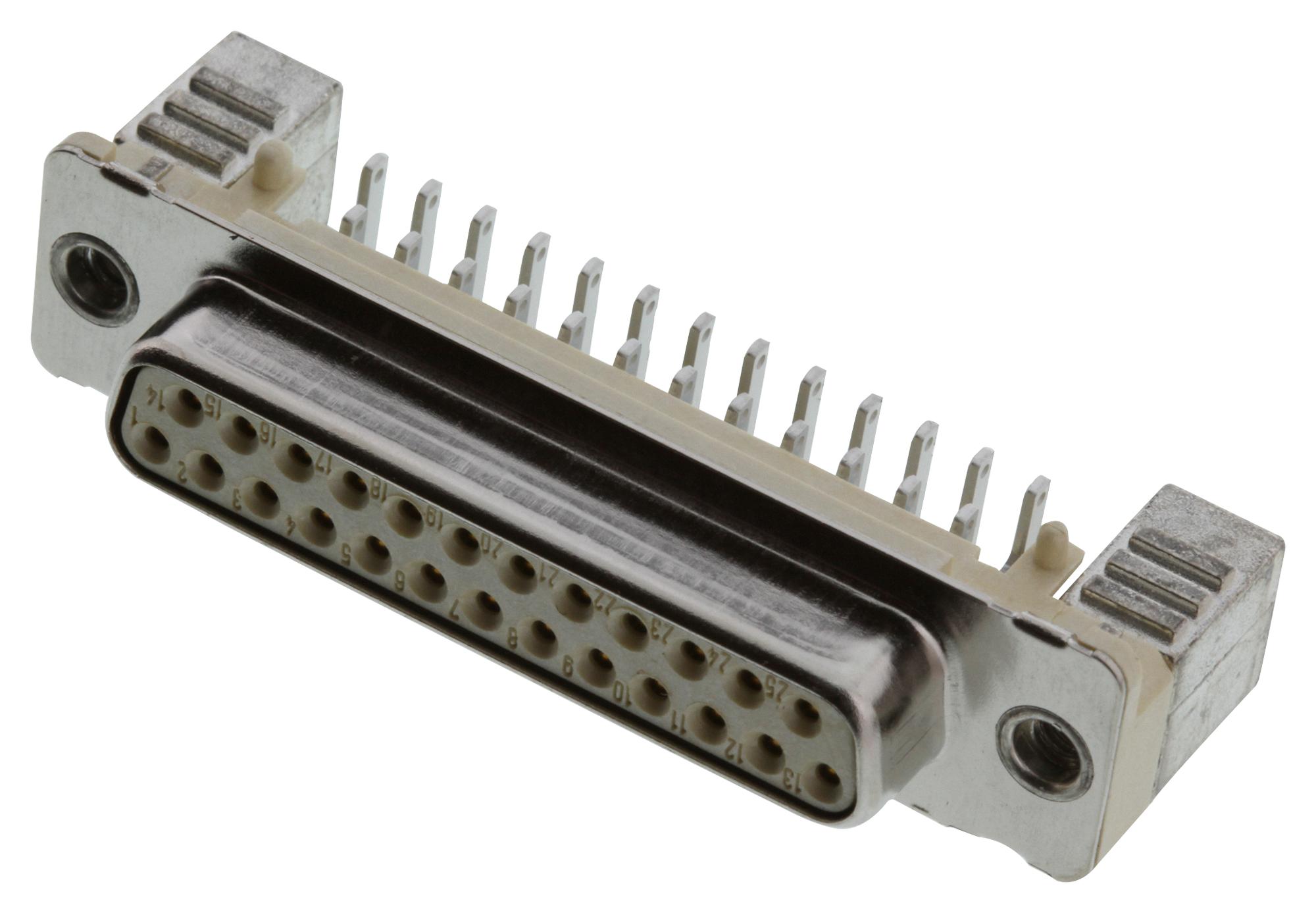 Molex 173109-2222 D Sub Connector, Rcpt, Db, 25Pos, Smt