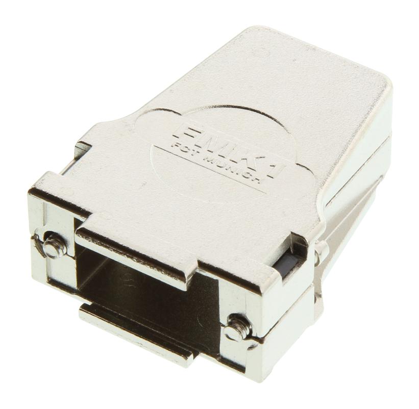 Molex 173111-0190 D-Sub Backshell, De, 45Deg, Zinc