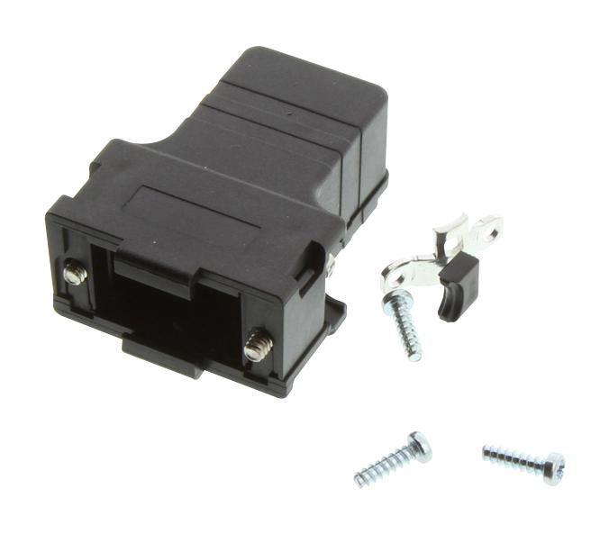 Molex 173111-0024 D-Sub Backshell, De, 180Deg, Abs/pc