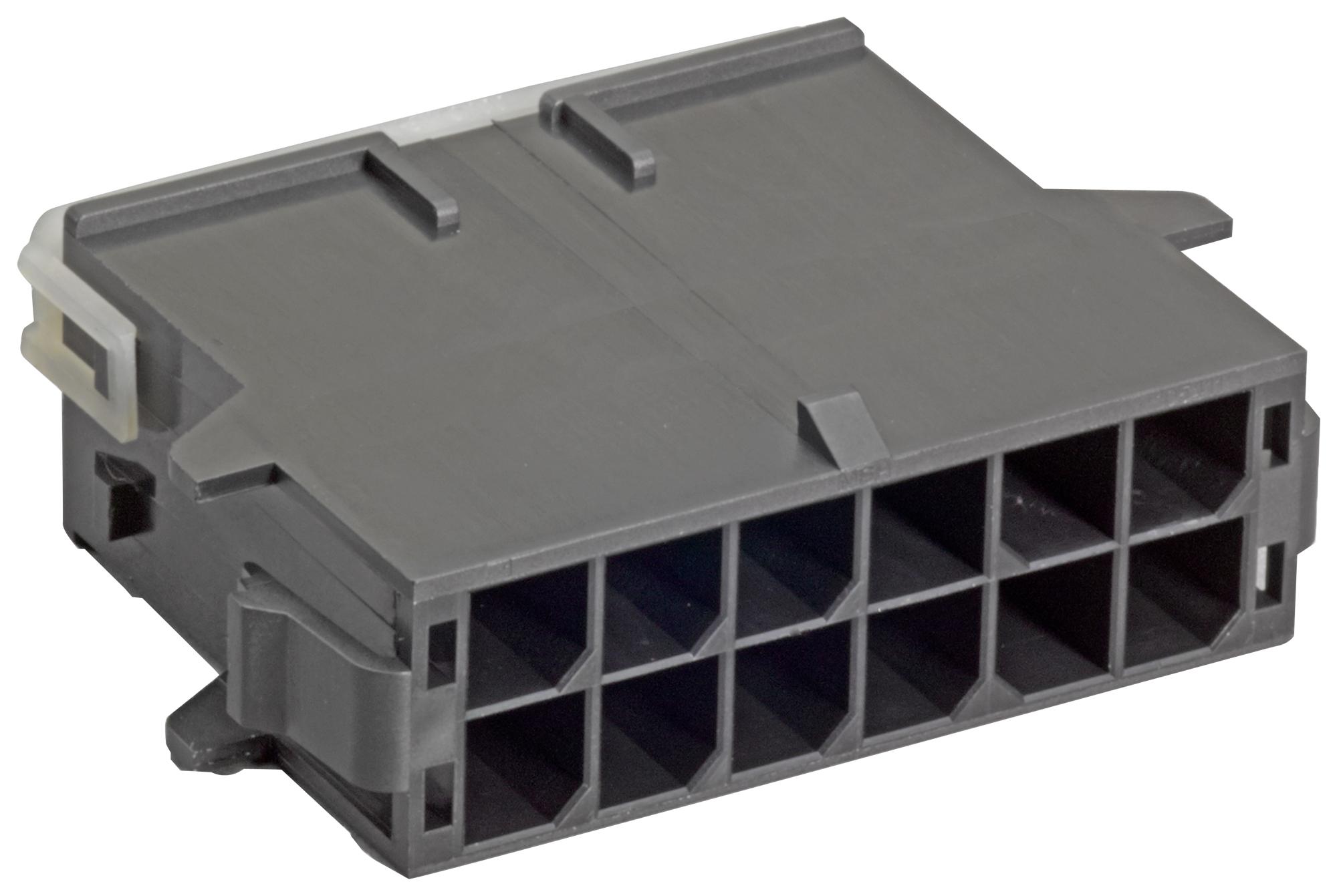 Molex 105411-1112 Connector Housing, Plug, 12Pos, 5.7mm