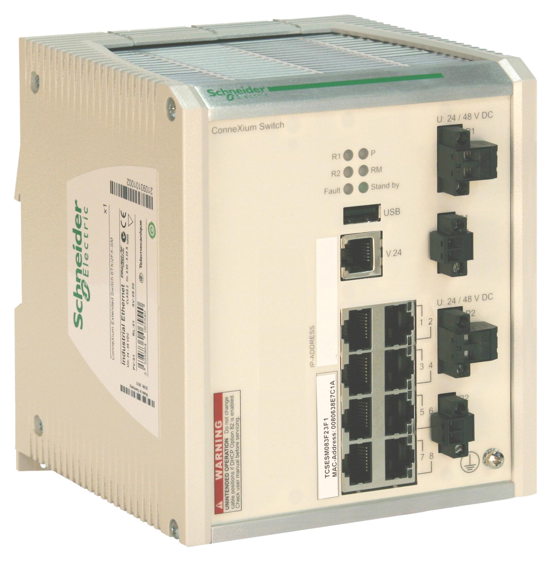 Schneider Electric Tcsesm083F23F1 Connectorexium Extended Switch 8Tx