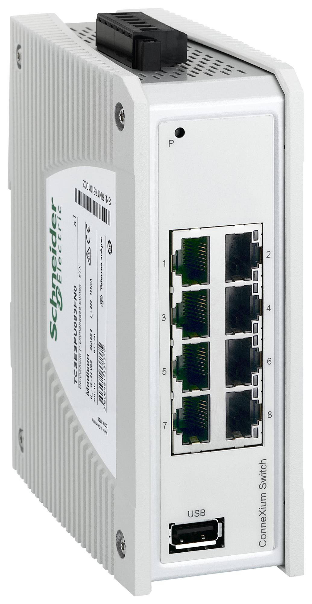 Schneider Electric Tcsespu083Fn0 Connectorexium P-Unmgd- 8Tx