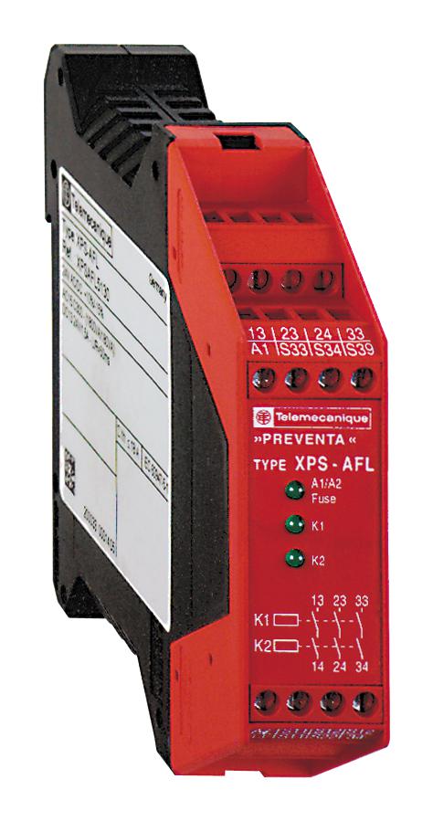 Schneider Electric Xpsafl5130 Safety Relay, 3Pst-No, 24V, 1.5A