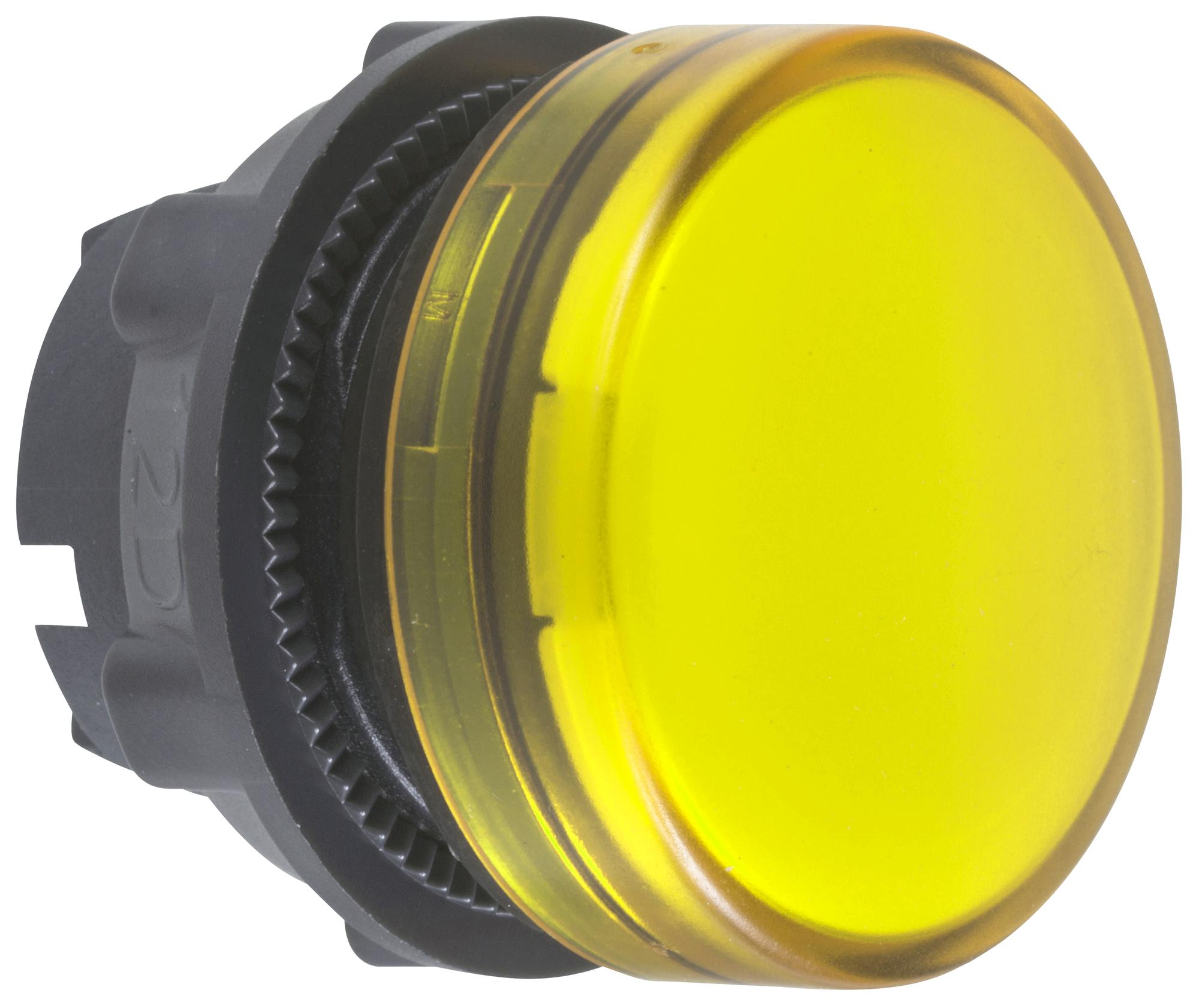 Schneider Electric Zb5Av083E Indicator Lens, Yellow, Round, 22mm