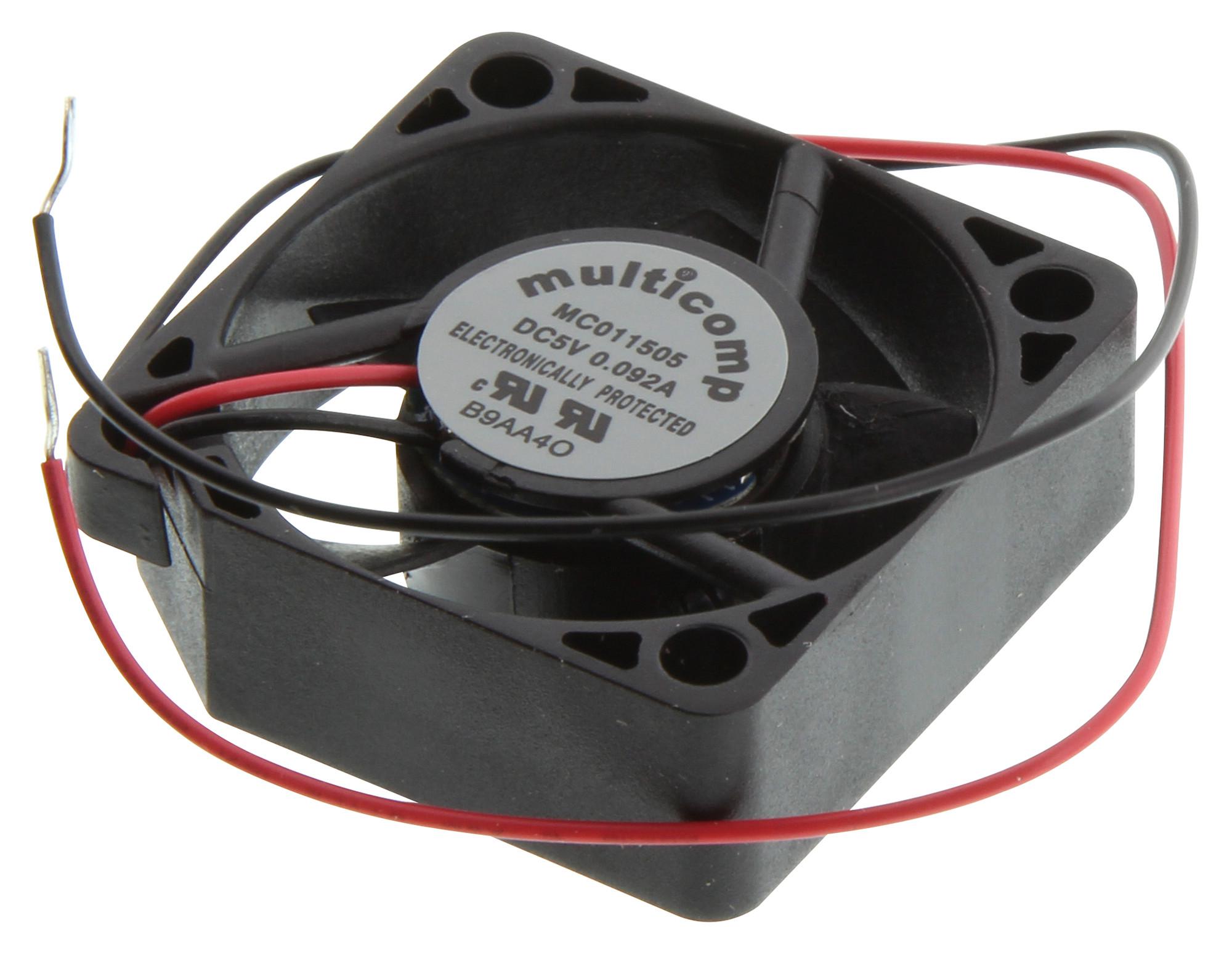 Multicomp Mc011505 Axial Fan, 30mm, 5Vdc, 4.7Cfm, 21Dba