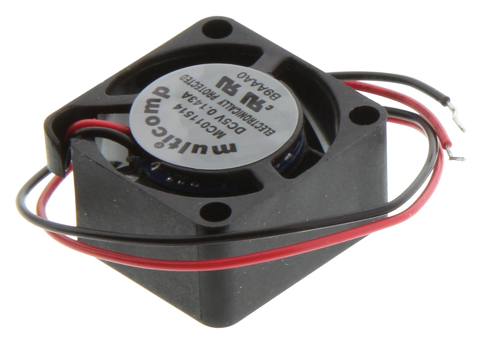 Multicomp Mc011514 Axial Fan, 20mm, 5Vdc, 1.5Cfm, 20Dba