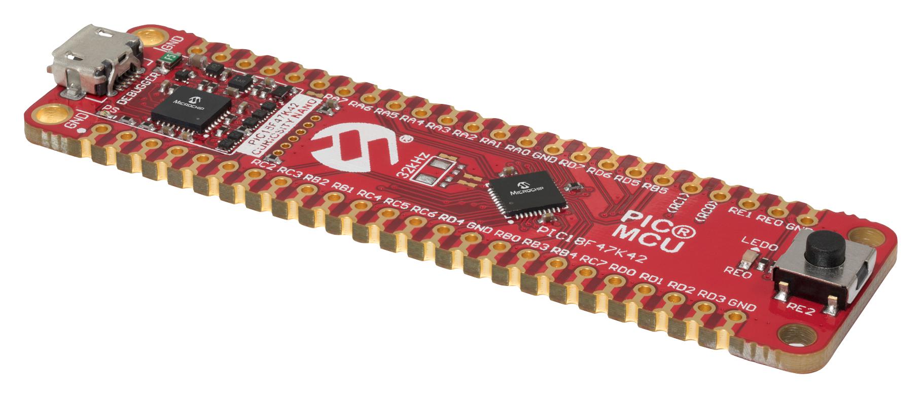 Microchip Technology Technology Dm182028 Curiosity Nano Eval Board, 8-Bit Pic Mcu