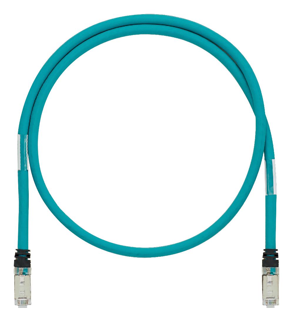 Panduit Istphch5Mtl Patch Cord, Rj45 Plug-Plug, Teal, 5M