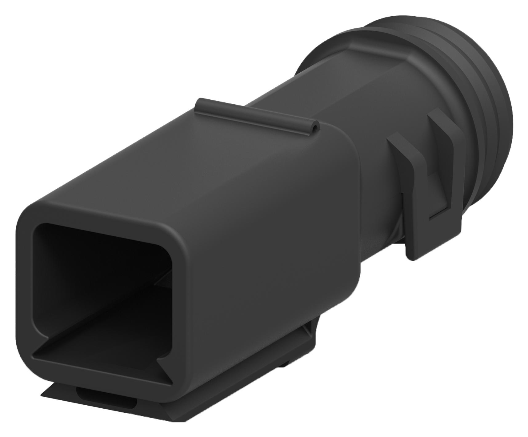 Deutsch Connectors / Te Connectivity 1011-229-0205 Backshell, Rcpt, 180 Deg, Pa, Black