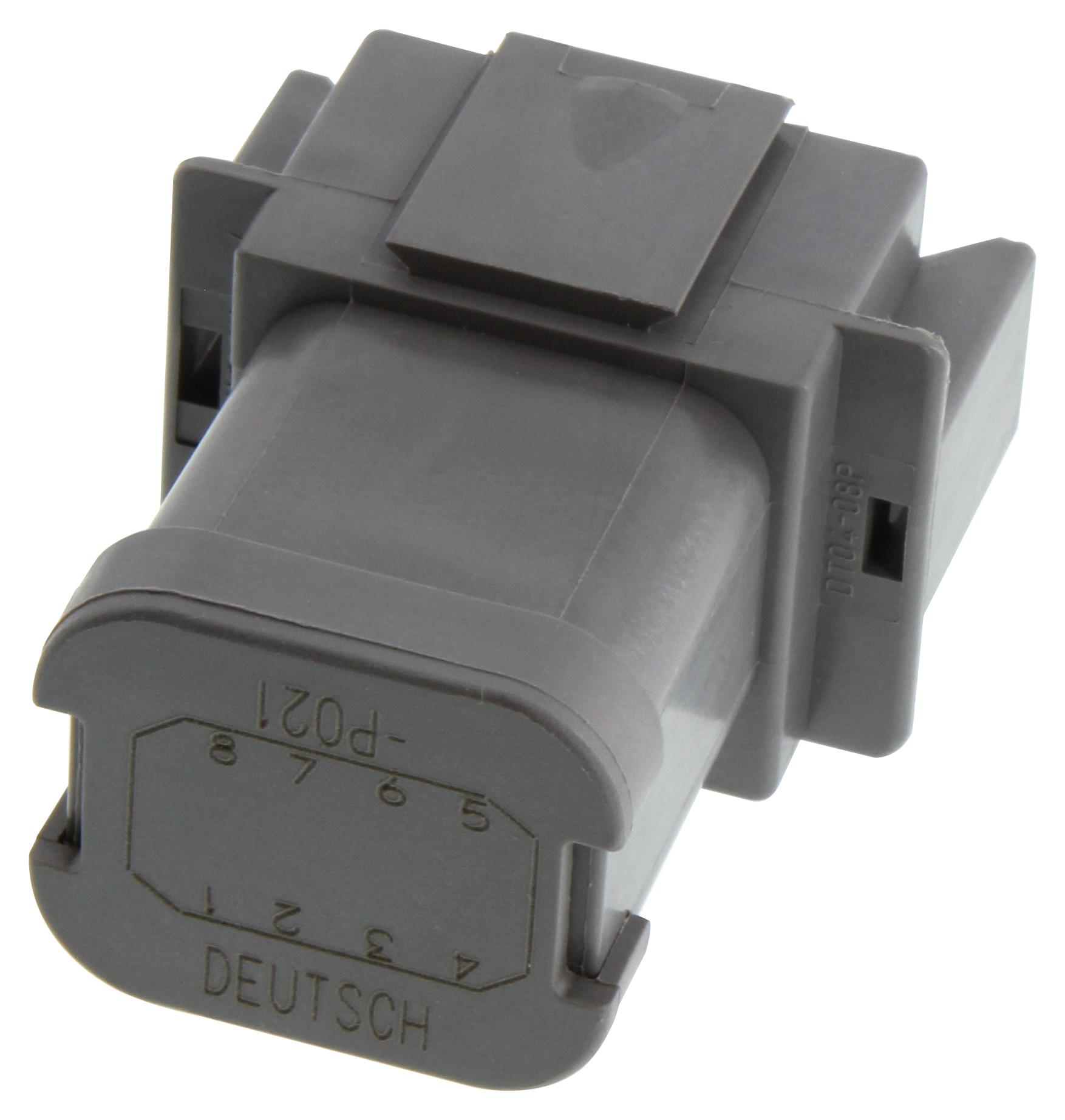 Deutsch Connectors / Te Connectivity Dt04-08Pa-P021 Automotive Housing, Rcpt, 8Pos, 13A