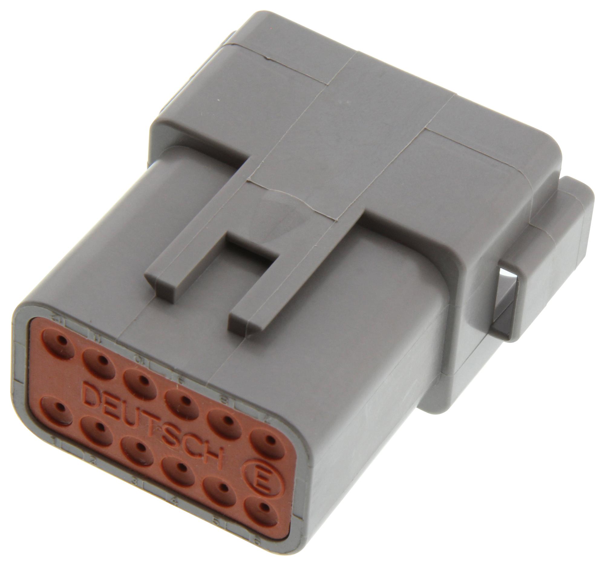 Deutsch Connectors / Te Connectivity Dt04-12Pa-C015 Automotive Housing, Rcpt, 12Pos, 13A