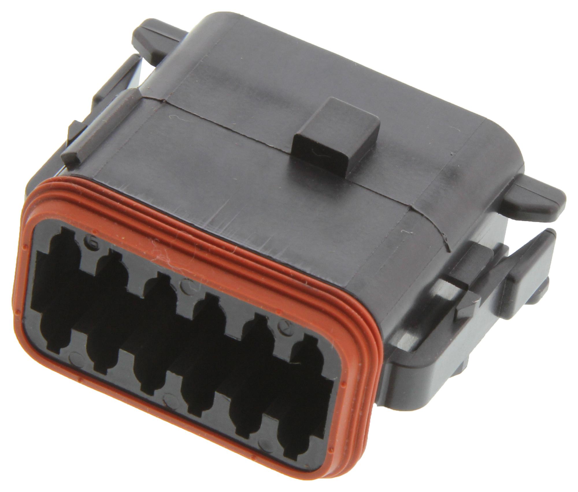 Deutsch Connectors / Te Connectivity Dt06-12Sb-P012 Automotive Housing, Plug, 12Pos, 13A